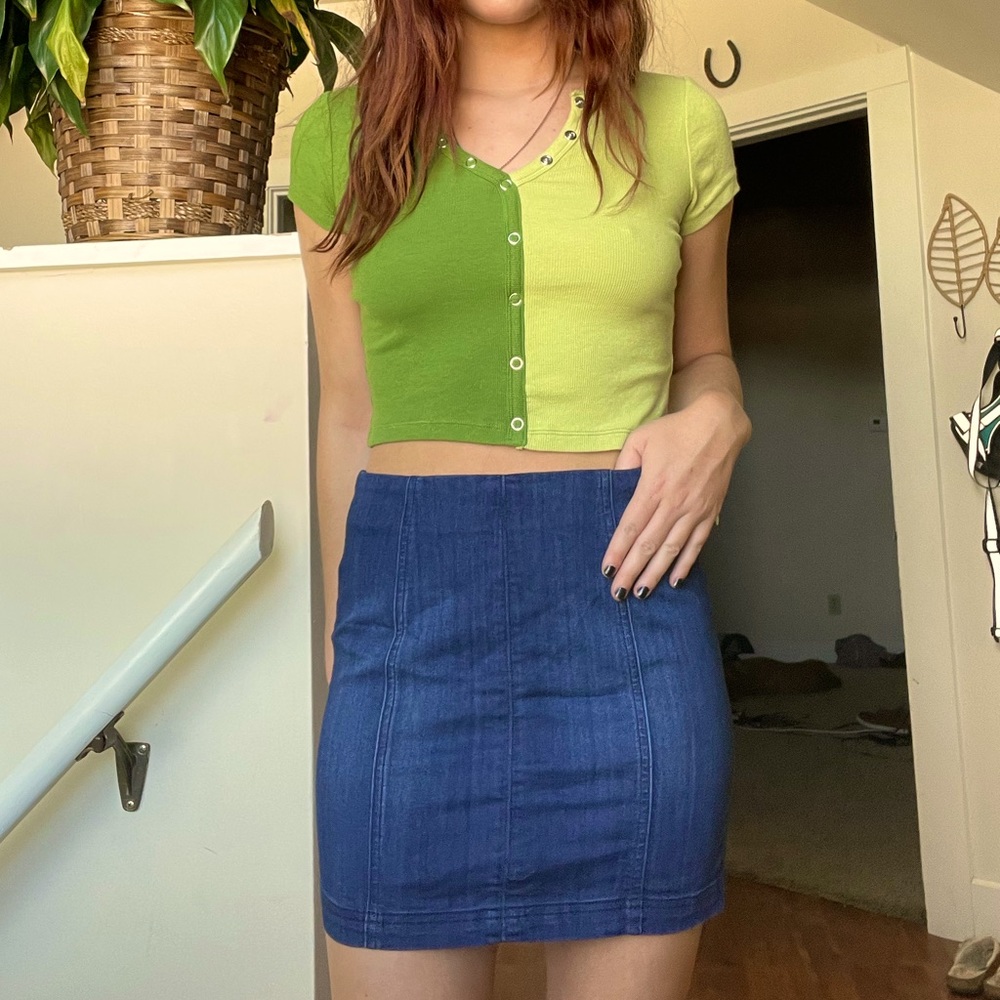 Jean Skirt